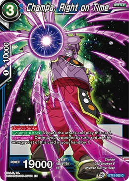 Champa, Right on Time BT15-035 card