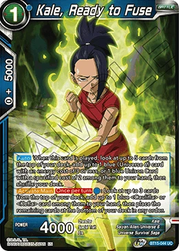 Kale, Ready to Fuse BT15-044 card