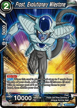 Frost, Evolutionary Milestone BT15-053 card