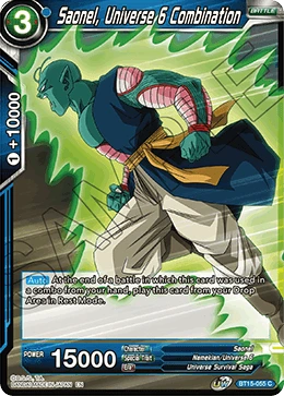 Saonel, Universe 6 Combination BT15-055 card