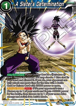 A Sister's Determination BT15-058 card