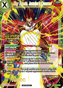 King Vegeta, Invasion's Command BT15-063_PR card