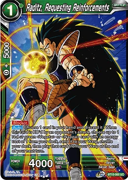 Raditz, Requesting Reinforcements BT15-065 card
