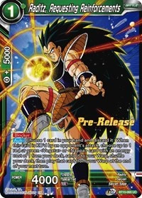 Raditz, Requesting Reinforcements BT15-065 Dragon Ball Masters card, Promo