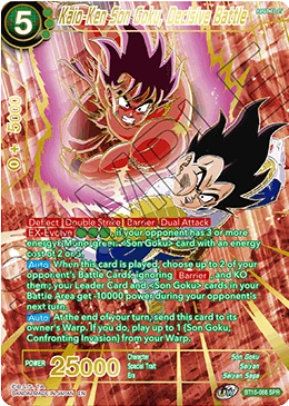 Kaio-Ken Son Goku, Decisive Battle BT15-066 Dragon Ball Masters card