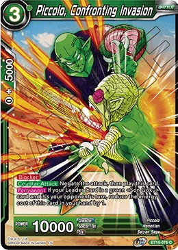 Piccolo, Confronting Invasion BT15-076 card