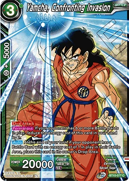 Yamcha, Confronting Invasion BT15-077 card