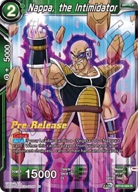 Nappa, the Intimidator BT15-084_PR card
