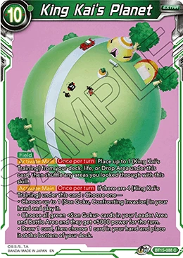 King Kai's Planet BT15-088 card