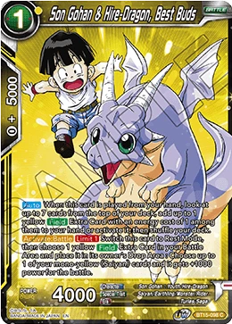 Son Gohan & Hire-Dragon, Best Buds BT15-098 card