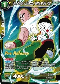 Tien Shinhan & Chiaotzu, Battle at the Tree BT15-101 Dragon Ball Masters card, Promo