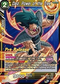 Daiz, Power of the Tree BT15-110 Dragon Ball Masters card, Promo