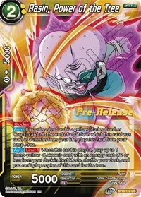 Rasin, Power of the Tree BT15-112 Dragon Ball Masters card, Promo