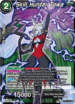 Skill Hunter Towa BT15-125 card