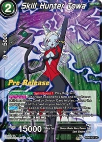 Skill Hunter Towa BT15-125 Dragon Ball Masters card, Promo