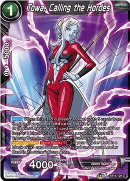 Towa, Calling the Hordes BT15-126 card