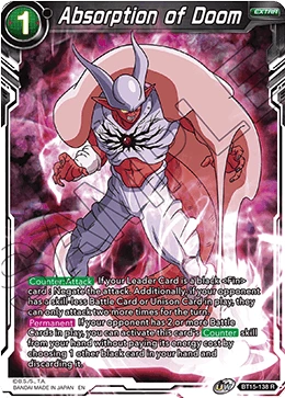 Absorption of Doom BT15-138 card