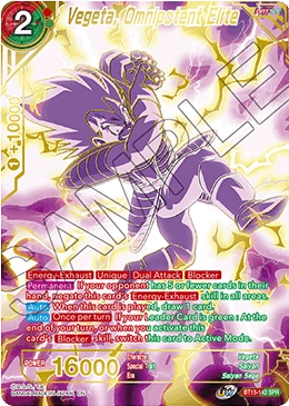 Vegeta, Omnipotent Elite BT15-143_SPR card