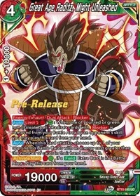 Great Ape Raditz, Might Unleashed BT15-145_PR card