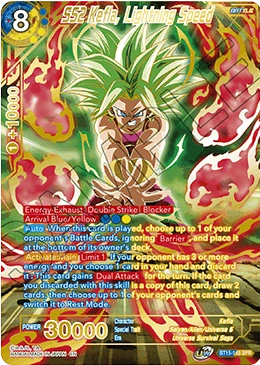 SS2 Kefla, Lightning Speed BT15-148 Dragon Ball Masters card