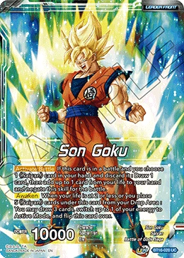 Son Goku BT16-020 card