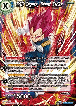 SSG Vegeta, Silent Strike BT16-022 Dragon Ball Masters card
