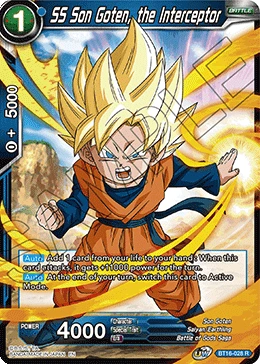 SS Son Goten, the Interceptor BT16-028 card