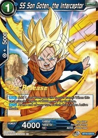 SS Son Goten, the Interceptor BT16-028 Dragon Ball Masters card, Promo