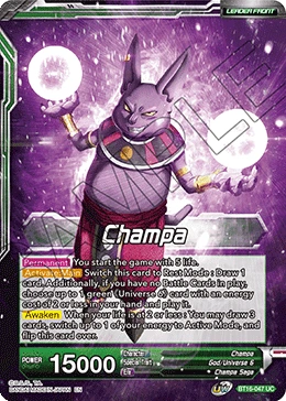 Champa BT16-047 card