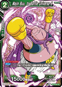 Majin Buu, to Battle Universe 6 BT16-055 card
