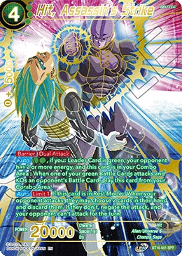 Hit, Assassin's Strike BT16-061 Dragon Ball Masters card
