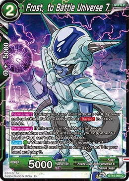 Frost, to Battle Universe 7 BT16-065 card