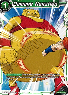 Damage Negation BT16-070 card