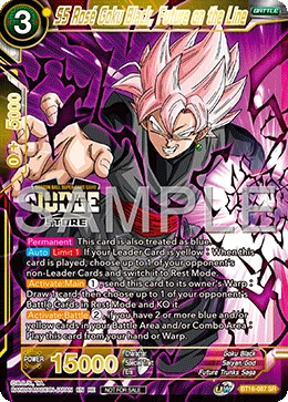 SS Rose Goku Black, Future on the Line BT16-087 Dragon Ball Masters card, Event