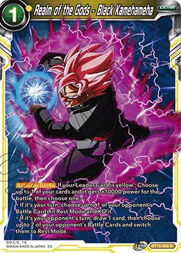 Realm of the Gods - Black Kamehameha BT16-092 card