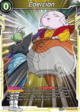 Coercion BT16-093 card