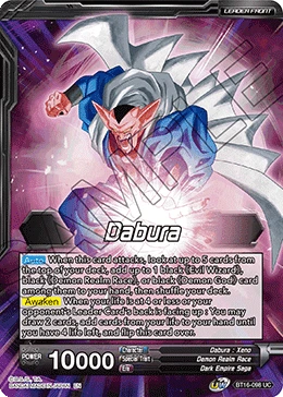 Dabura BT16-098 card