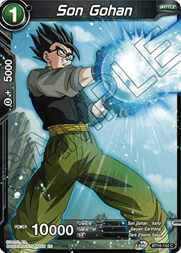 Son Gohan BT16-102 card