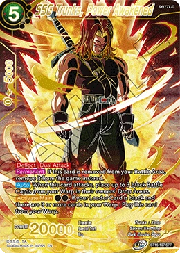 SSG Trunks, Power Awakened BT16-107_SPR card