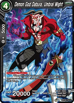 Demon God Dabura, Umbral Might BT16-112 card