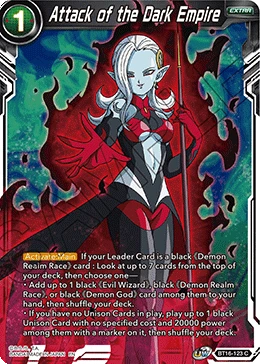 Attack of the Dark Empire BT16-123 card