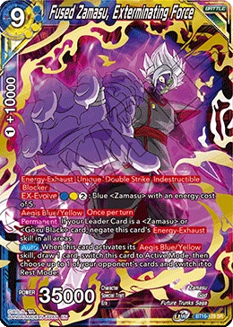 Fused Zamasu, Exterminating Force BT16-129 card