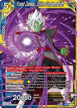 Fused Zamasu, Divine Condemnation BT16-130 card
