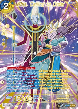 Whis, Calling to Order BT16-131_SPR card