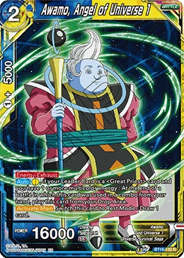 Awamo, Angel of Universe 1 BT16-132 card