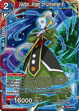 Vados, Angel of Universe 6 BT16-141 card