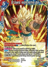 SS Gogeta, Holding Nothing Back BT16-142_PR card
