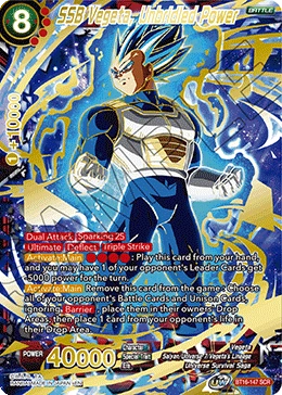 SSB Vegeta, Unbridled Power BT16-147 card