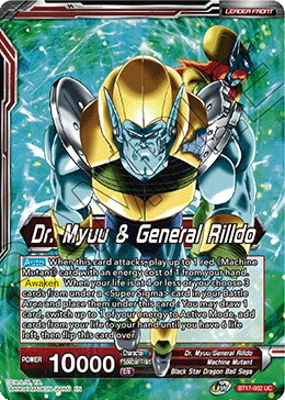 Dr. Myuu & General Rilldo BT17-002 card