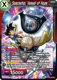 Spaceship, Vessel of Hope BT17-003 Dragon Ball Masters card, Promo